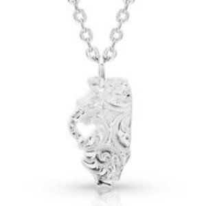 NIB Montana Silversmiths I Heart Illinois Necklace